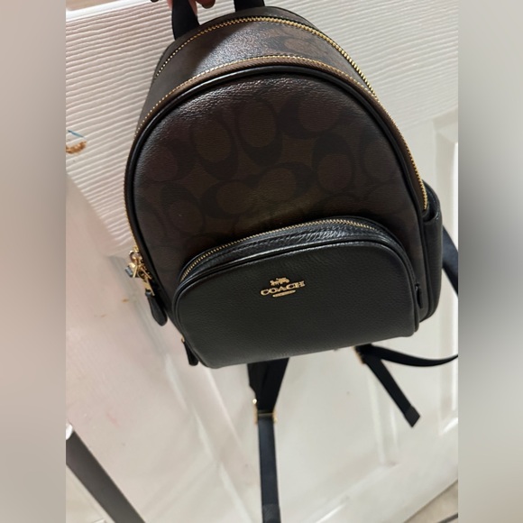 Coach Mini Court Backpack In Signature Canvas like new condition - Picture 3 of 9